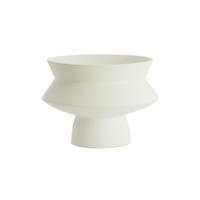 VASE Vicento Weiß Ø31,5/23,5 cm - Weiß, Keramik (23.5cm) - Light & Living