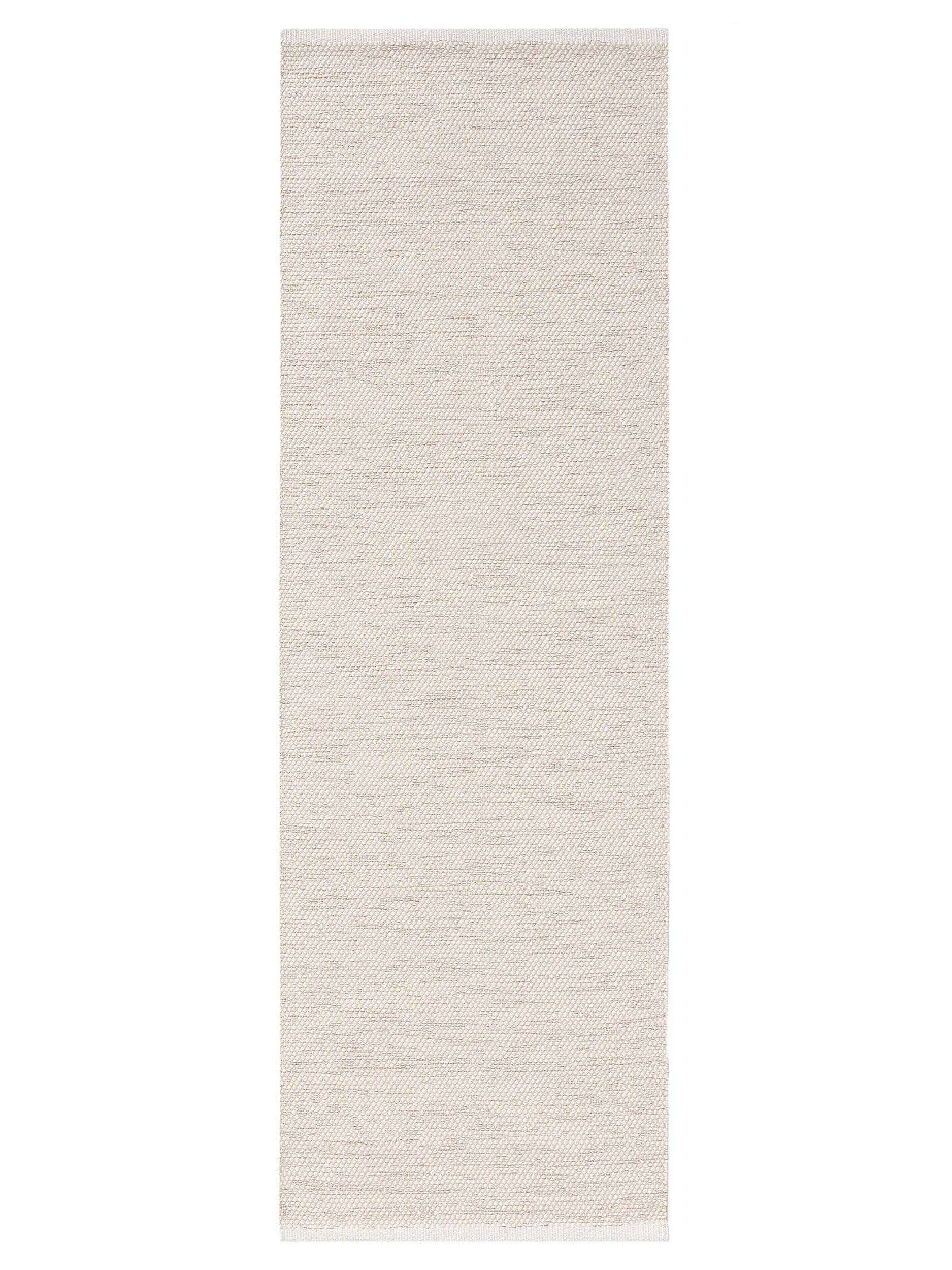 benuta BAVLNĚNÝ koberec Ron Krémová 80x300 cm