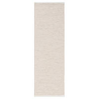 BAUMWOLLLÄUFER Ron handgewebt 80x300 cm - Creme, Naturmaterialien/Textil (80/300cm) - benuta