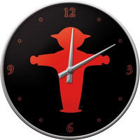WANDUHR 31 cm Ampelmann rot - Multicolor, Metall (31/31/5cm) - Nostalgic-Art