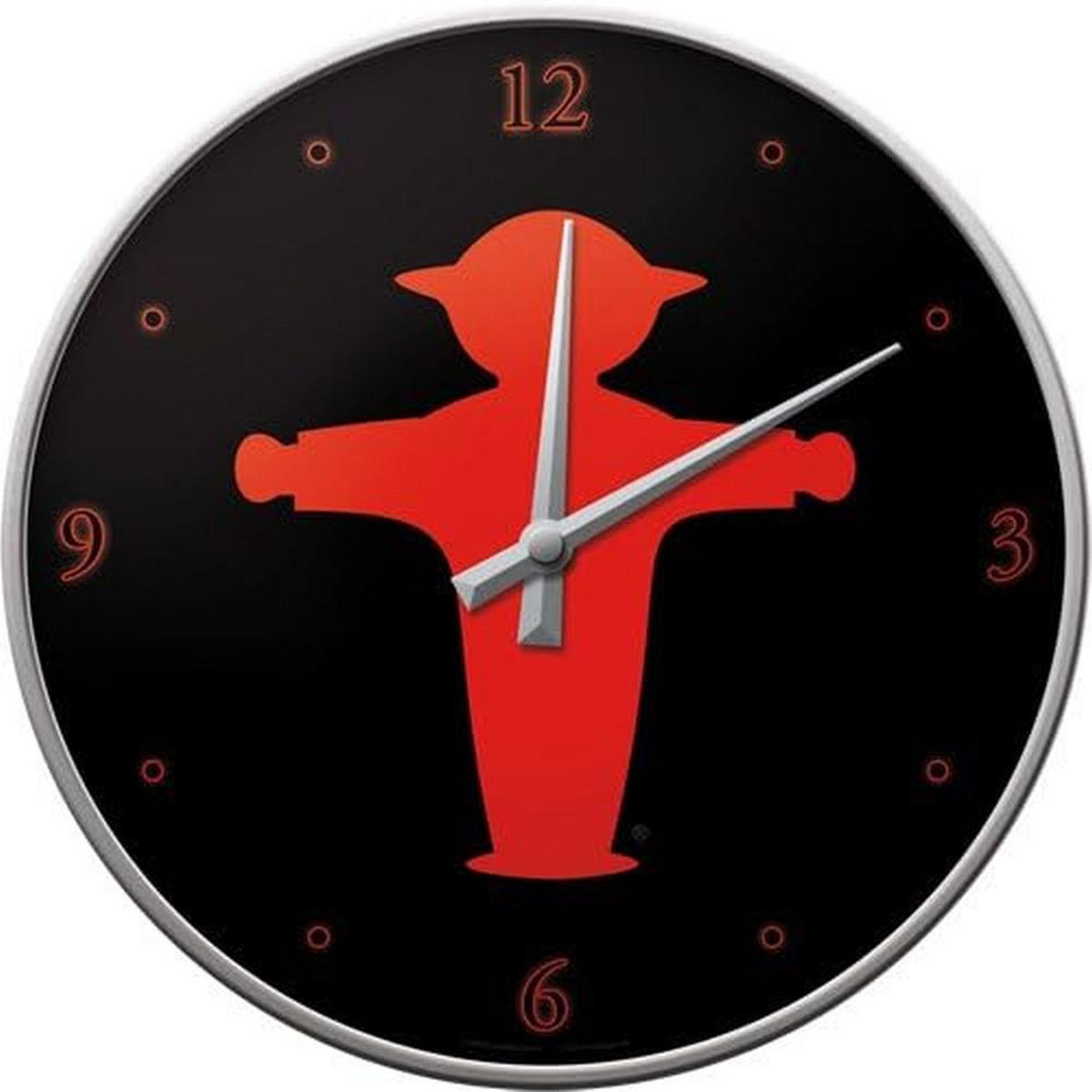WANDUHR 31 cm Ampelmann rot - Multicolor, Metall (31/31/5cm) - Nostalgic-Art