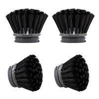 ERSATZBÜRSTEN 4er-Set, grau, Kunststoff - Grau, Kunststoff (6.5/5/6.5cm) - bremermann