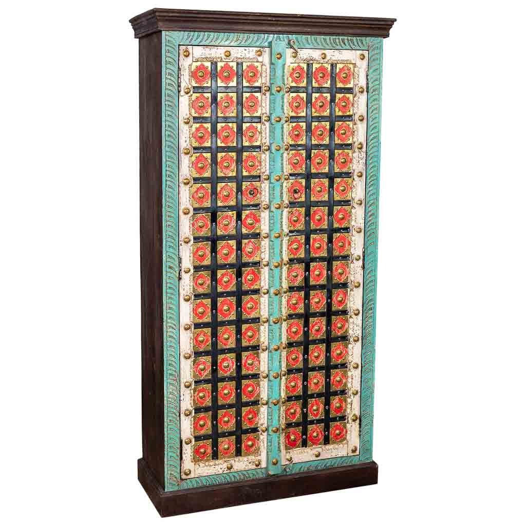 SCHRANK aus Holz 90x40x180 cm - Multicolor, Holz (90/180/40cm) - Wanderlust