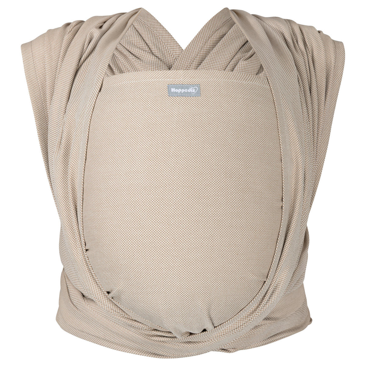 BABYTRAGETUCH Gewebtes Tragetuch kbA - Creme, Textil (70/0.1/370cm) - Hoppediz