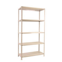 SCHRAUBREGAL PANDA TALL | HxBxT 200x100x50cm | 5 Fachböden | Fachlast 100kg | Weiß - Weiß, Metall (100/200/50cm) - PROREGAL