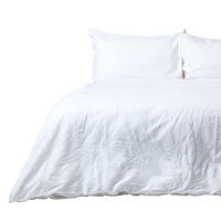 BETTWÄSCHE Leinen - Weiß, Textil (240/220cm) - Homescapes