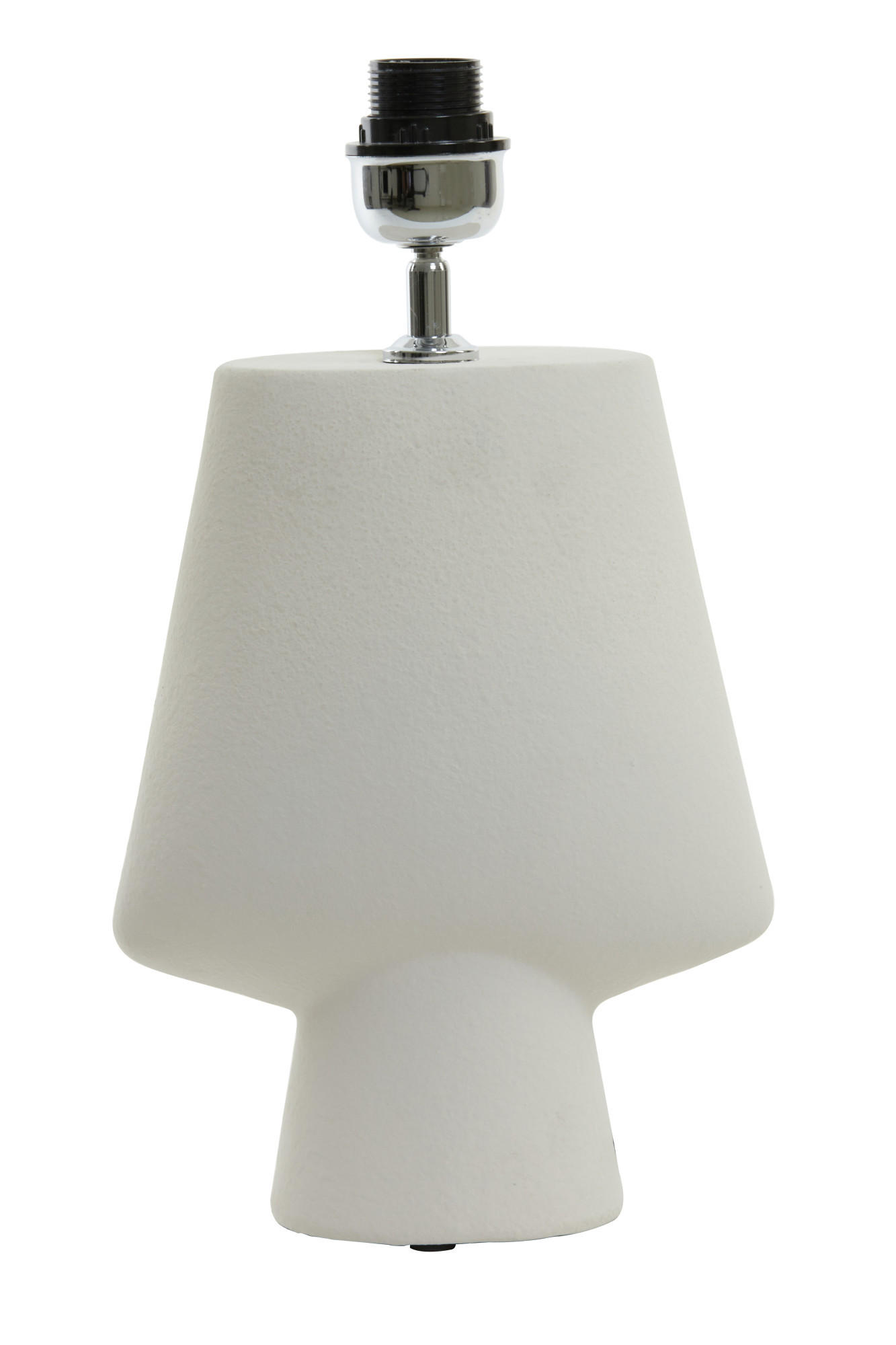 LAMPENFUSS Ciara Weiß Ø29,5/51,5 cm - Weiß, Keramik (29.5/16/51.5cm) - Light & Living