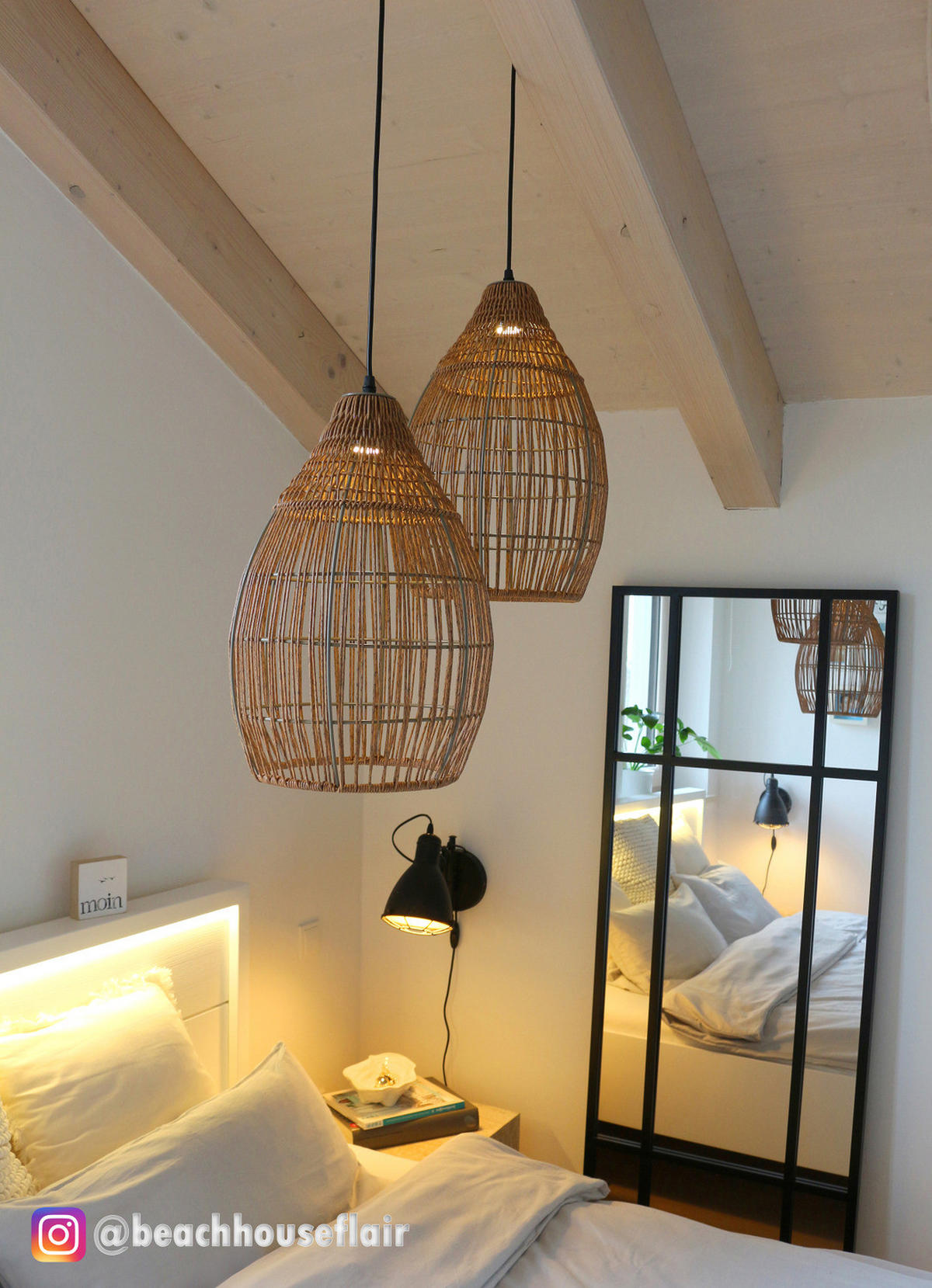 SPIEGEL - rechteckig - Metall - Schwarz - Schwarz, Metall (60/160/3cm) - home24