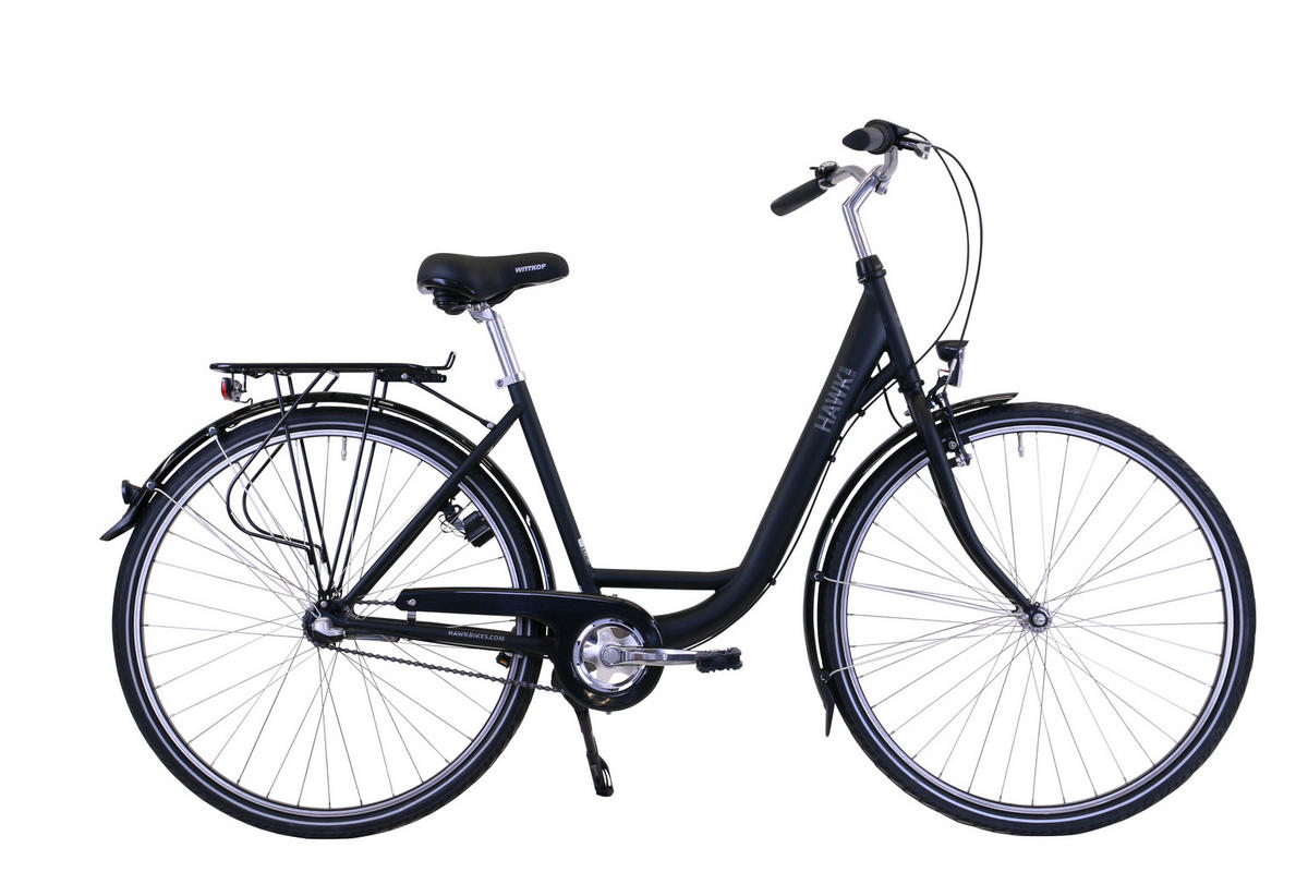 Black city bikes clearance