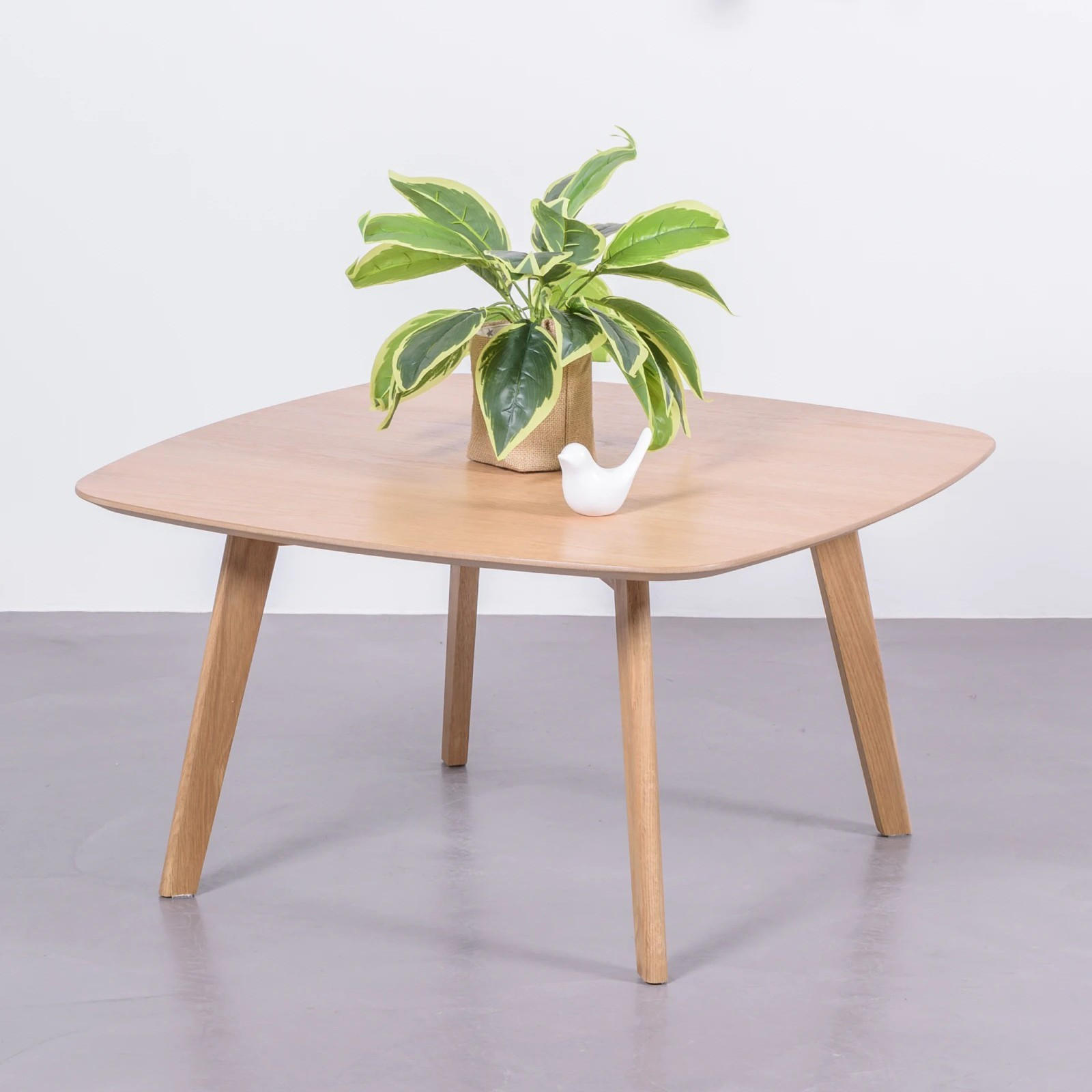 BEISTELLTISCH Quadratisch Eichefarben 80/80/42 cm - Eichefarben, Holz (80/80/42cm) - Nest Dream