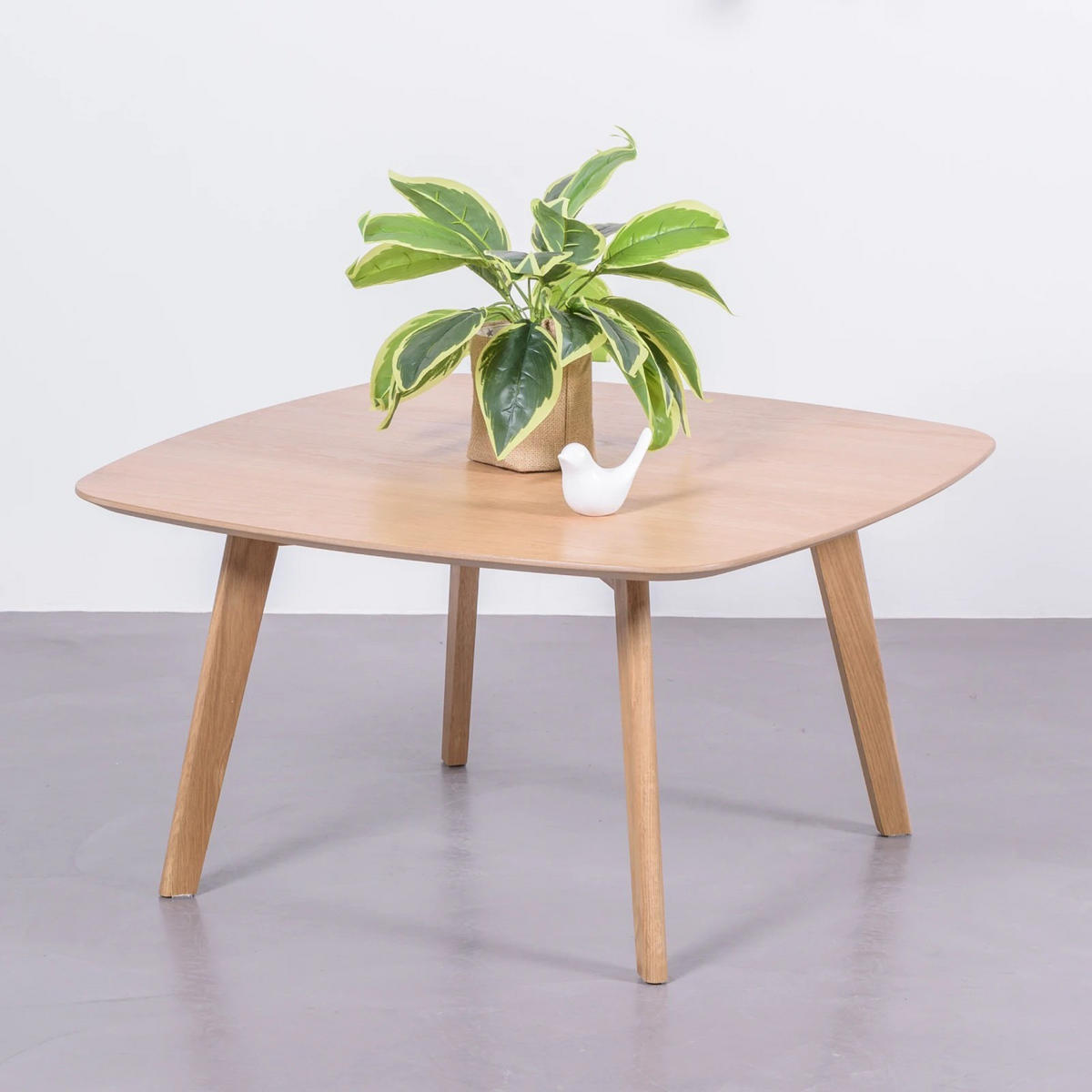 BEISTELLTISCH Quadratisch Eichefarben 80/80/42 cm - Eichefarben, Holz (80/80/42cm) - Nest Dream