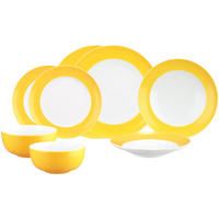 EINSTEIGER-SET Liberty Pure Colors Yellow Glow 8er Set - Gelb, Keramik (1/1/1cm) - Seltmann Weiden