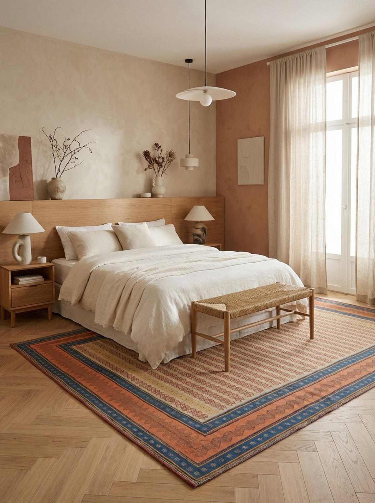 TEPPICH Sumak Afshar Beige 307/250 cm Schurwolle - Beige, Textil (250/307cm) - Looma