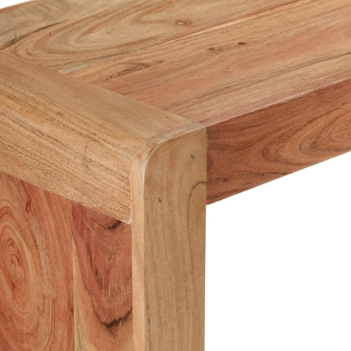 KONSOLENTISCH 110/30/76 Cm Massivholz Akazie - Braun, Holz (110/30/76cm) - vidaXL
