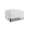 POUF Chenille Stoff Blau - Blau/Schwarz, Textil/Metall (65/44/65cm) - Makamii