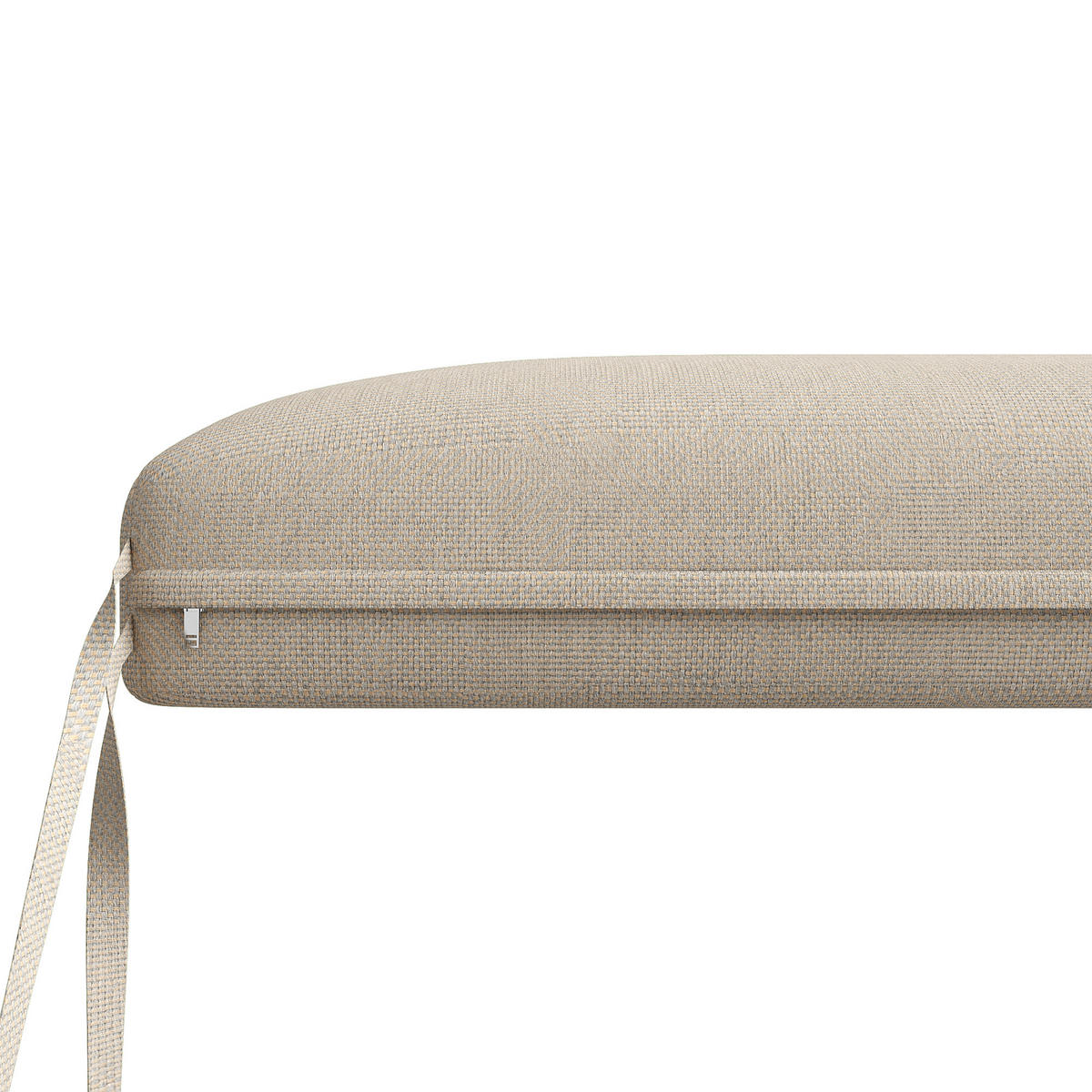 GARTENMÖBEL-SET Grau/Beige 6 Personen inkl. 2 Couchtische & Sessel - Beige, Metall - PANGIVO