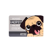 BRETTCHEN Bastian Bielendorfer Niemand mopst mir mein Essen! Grau 14,5 x 23,5 cm - Grau, Kunststoff (14.5/23.5cm) - United Labels