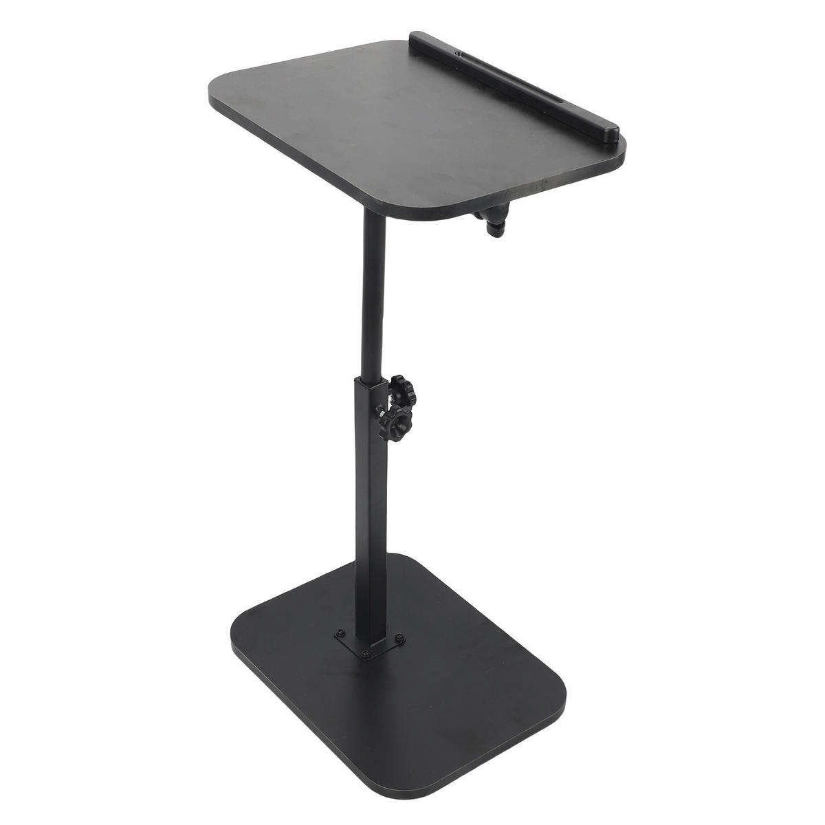 NACHTTISCH aus Massivholz, höhenverstellbarer Laptoptisch für Zuhause, 15 mm dick, mit Buchstütze, schwarz - Schwarz, Holz (40/30/80cm) - Ej. Life