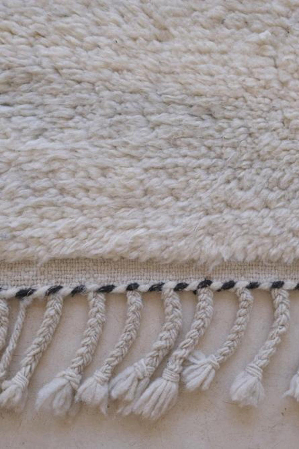 BERBERTEPPICH aus reiner Wolle 141x 240 cm - Weiß, Naturmaterialien (141/240cm) - AFK Living