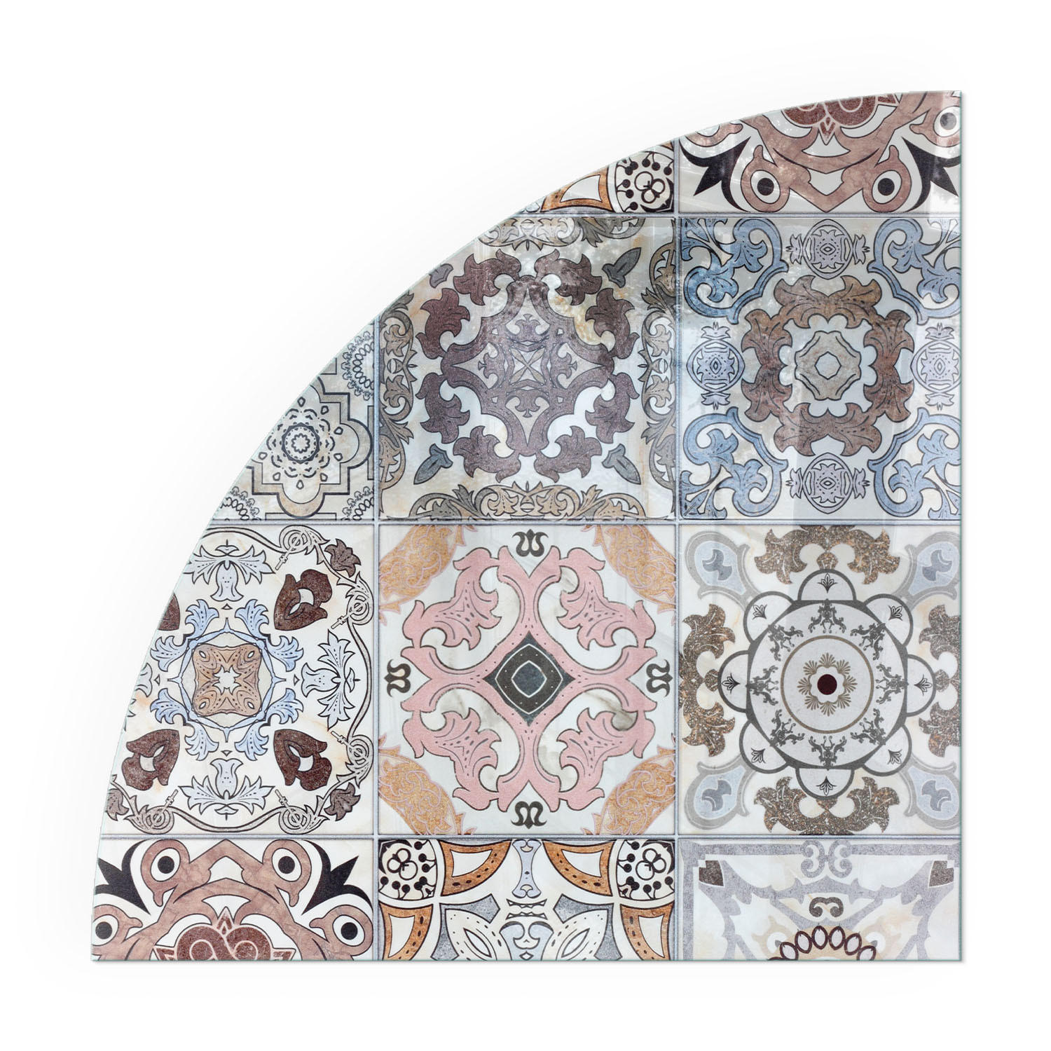 GLASPLATTE für Kamin 100x100 cm - Grau, Glas (100/100/0.4cm) - TULUP