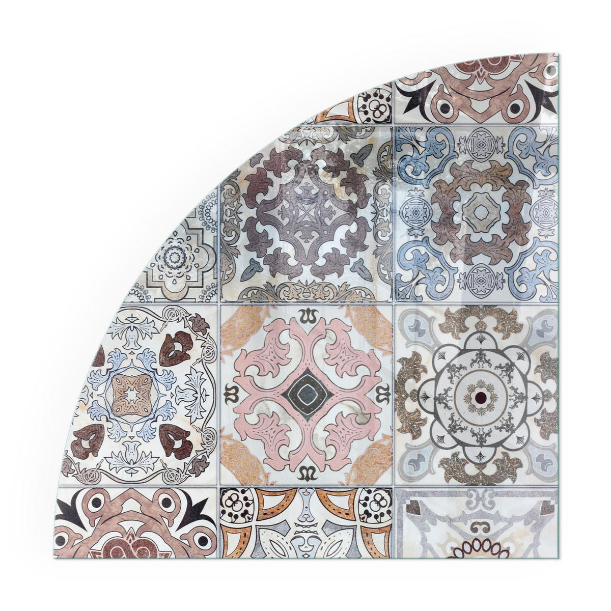 GLASPLATTE für Kamin 100x100 cm - Grau, Glas (100/100/0.4cm) - TULUP