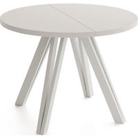 ESSTISCH Ravero runder ausziehbarer, Kaschmir 100-180/100/77 cm - Kaschmir, Holz/Holzwerkstoff (100/100/77cm) - WFL GROUP