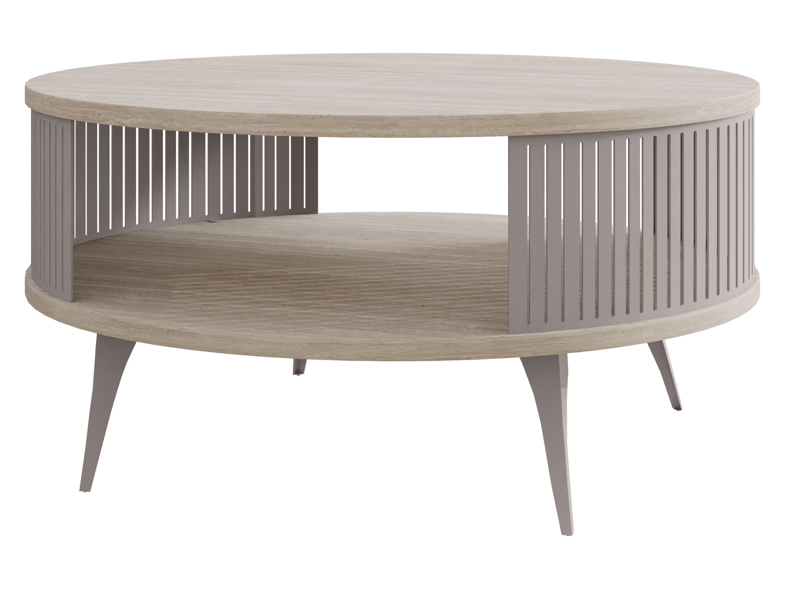 Mirjan24 Couchtisch Kaschmir, Taupe 75x30x75 cm