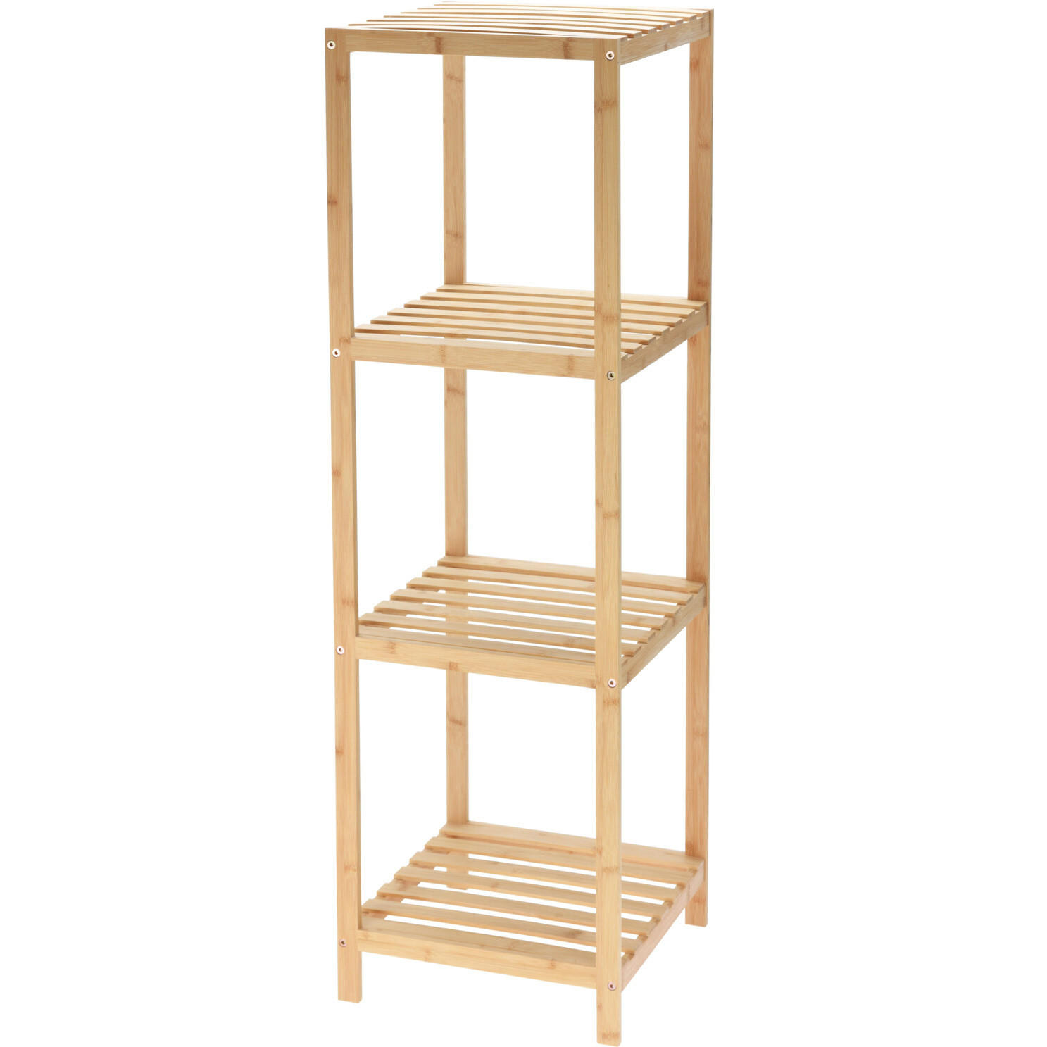 Home Styling Collection Bambusregal Braun 34x110x33 cm