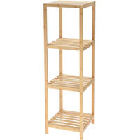 BAMBUSREGAL 33/34/110 cm - Braun, Naturmaterialien (34/110/33cm) - Home Styling Collection
