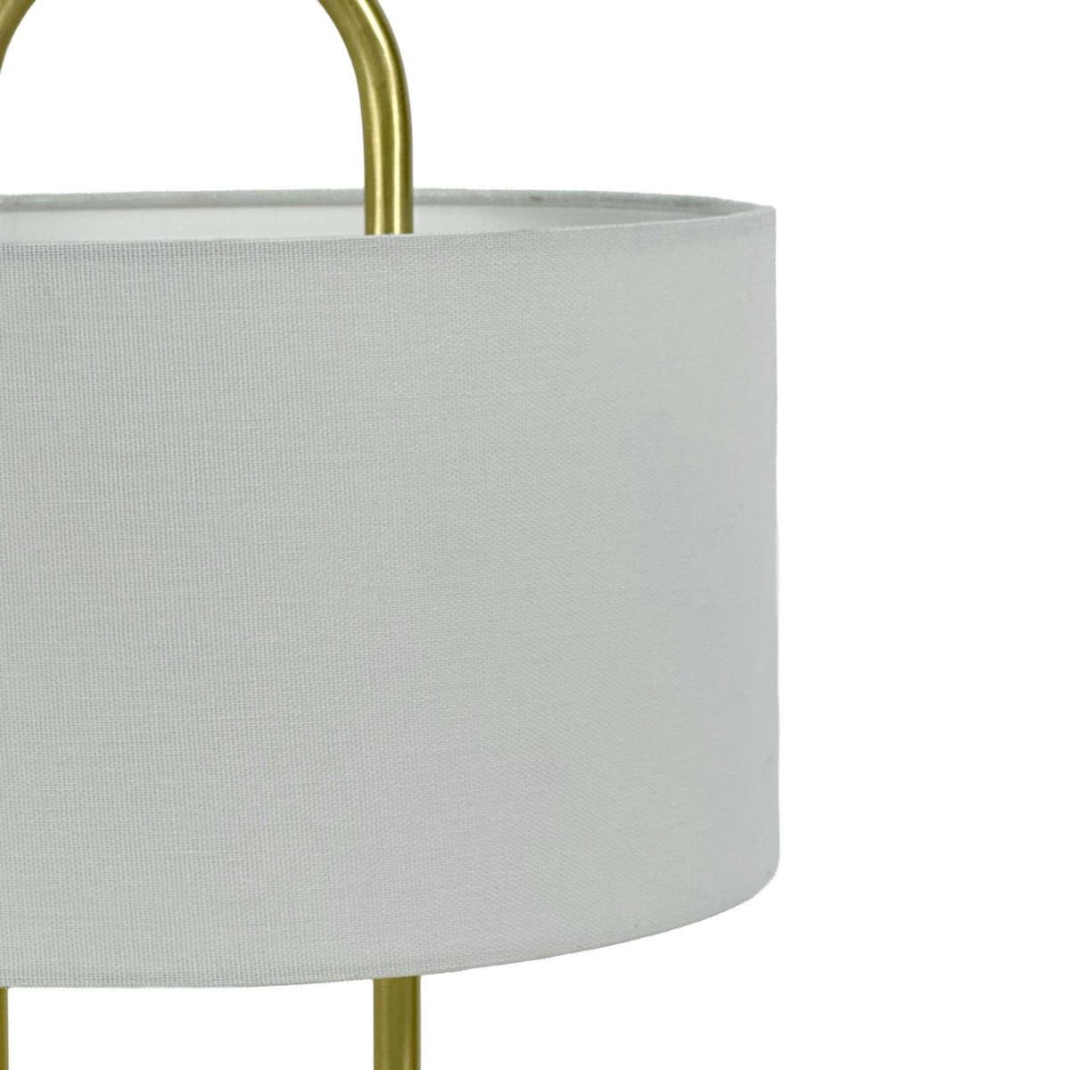 TISCHLAMPE - Multicolor, Textil/Metall (30.5/30.5/55cm) - Relaxdays