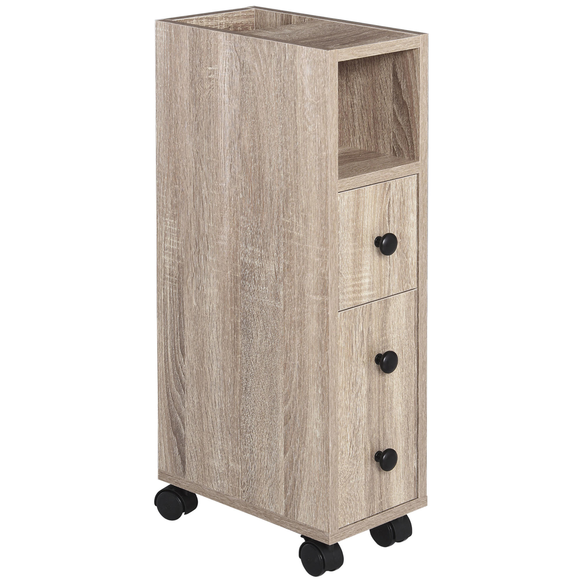 ComfortXL Toilettenpapierhalter Eiche 30x68.5x18 cm