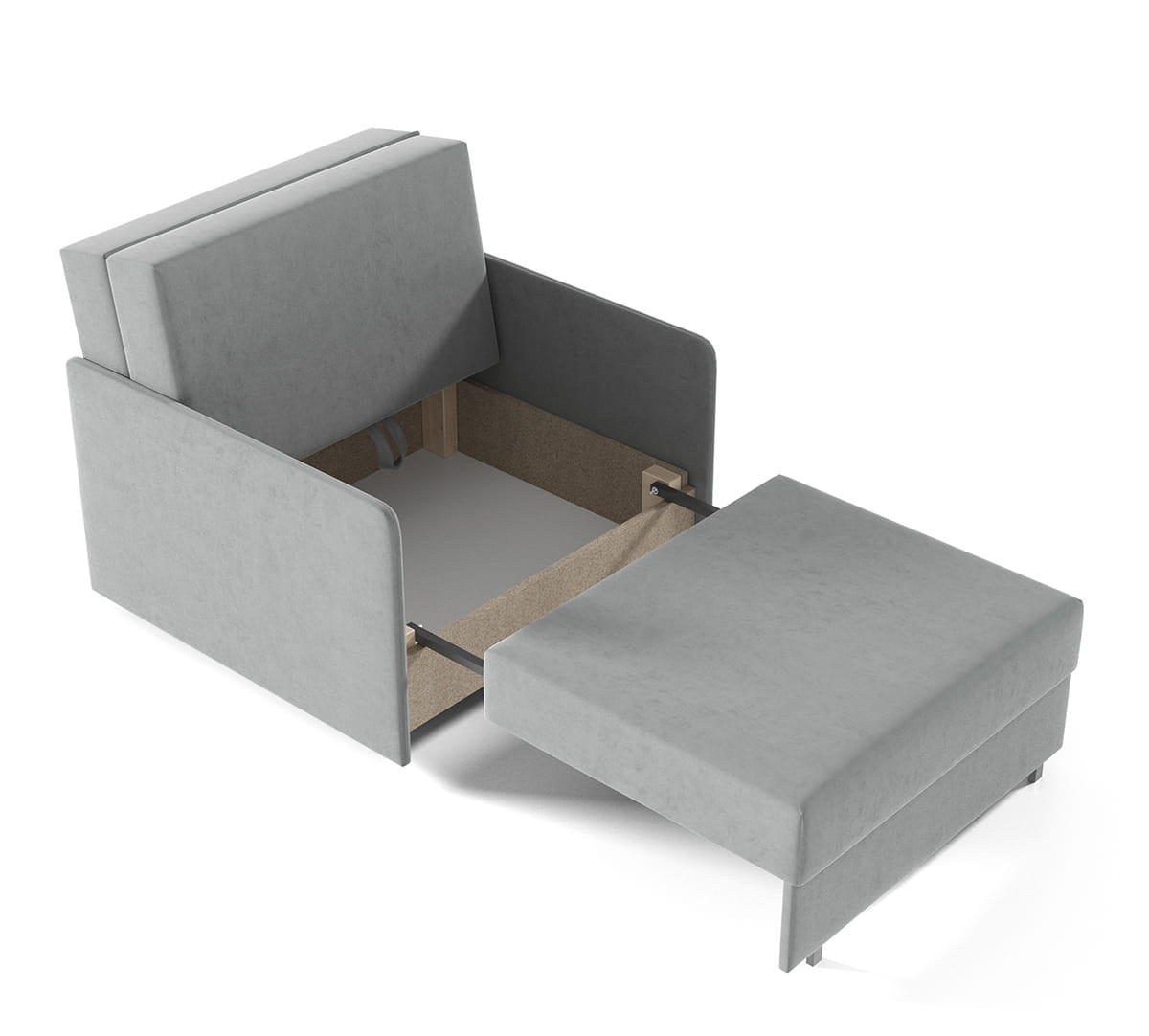 SCHLAFSOFA York I, Schlaffunktion, ausziehbare Couch, mit Bettkasten, inkl. Kissen, Kronos 27 - Rosa, Textil (90/85/97cm) - Jerpax