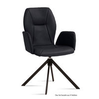 ARMLEHNSTUHL drehbar (8er-Set) Deonne 58x92x60 Schwarz/Anthrazit - Anthrazit/Schwarz, Kunststoff (60/92/58cm) - 58aufmkessel