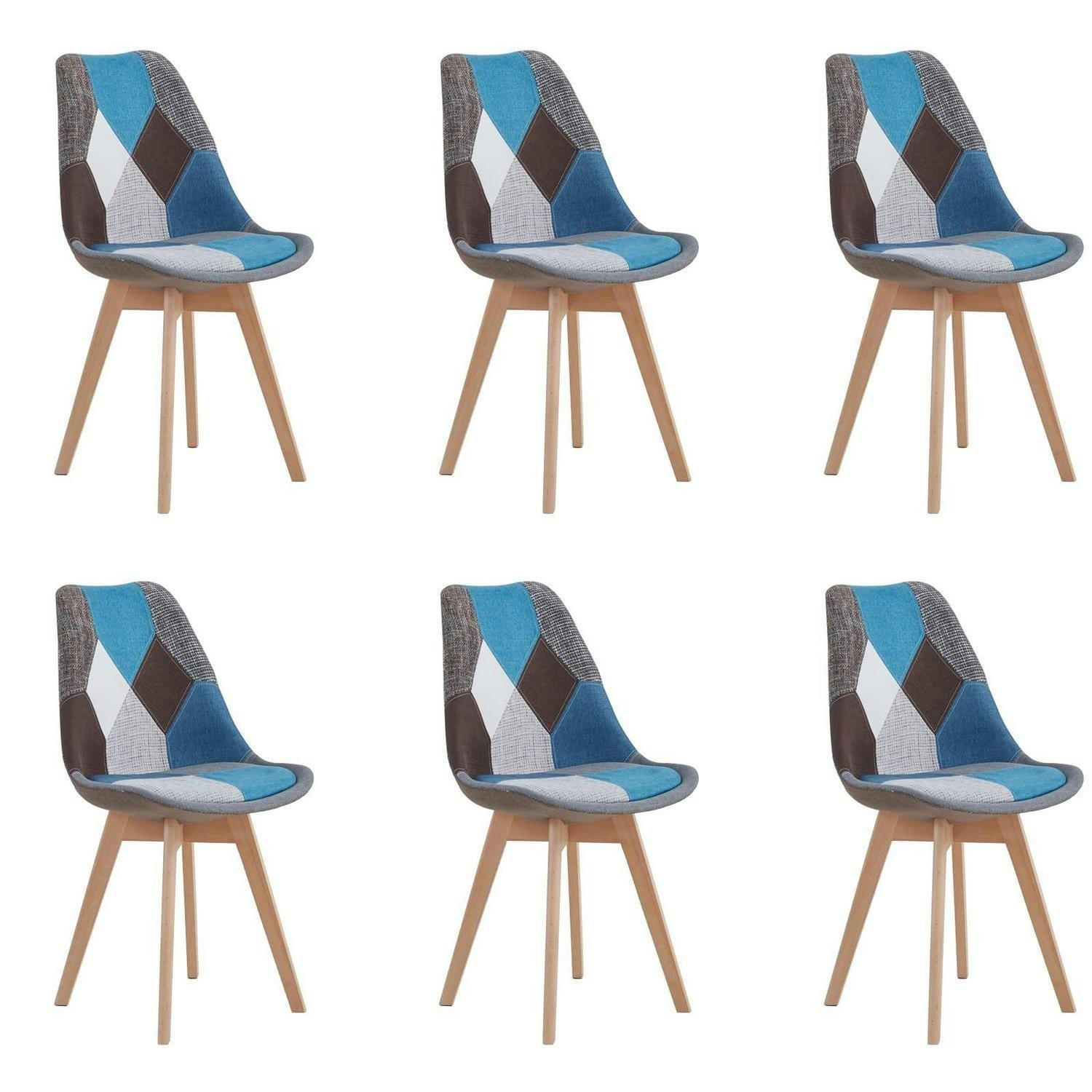 XXXLutz Esszimmerstuhl Mehrfarbig 49x83x42 cm
