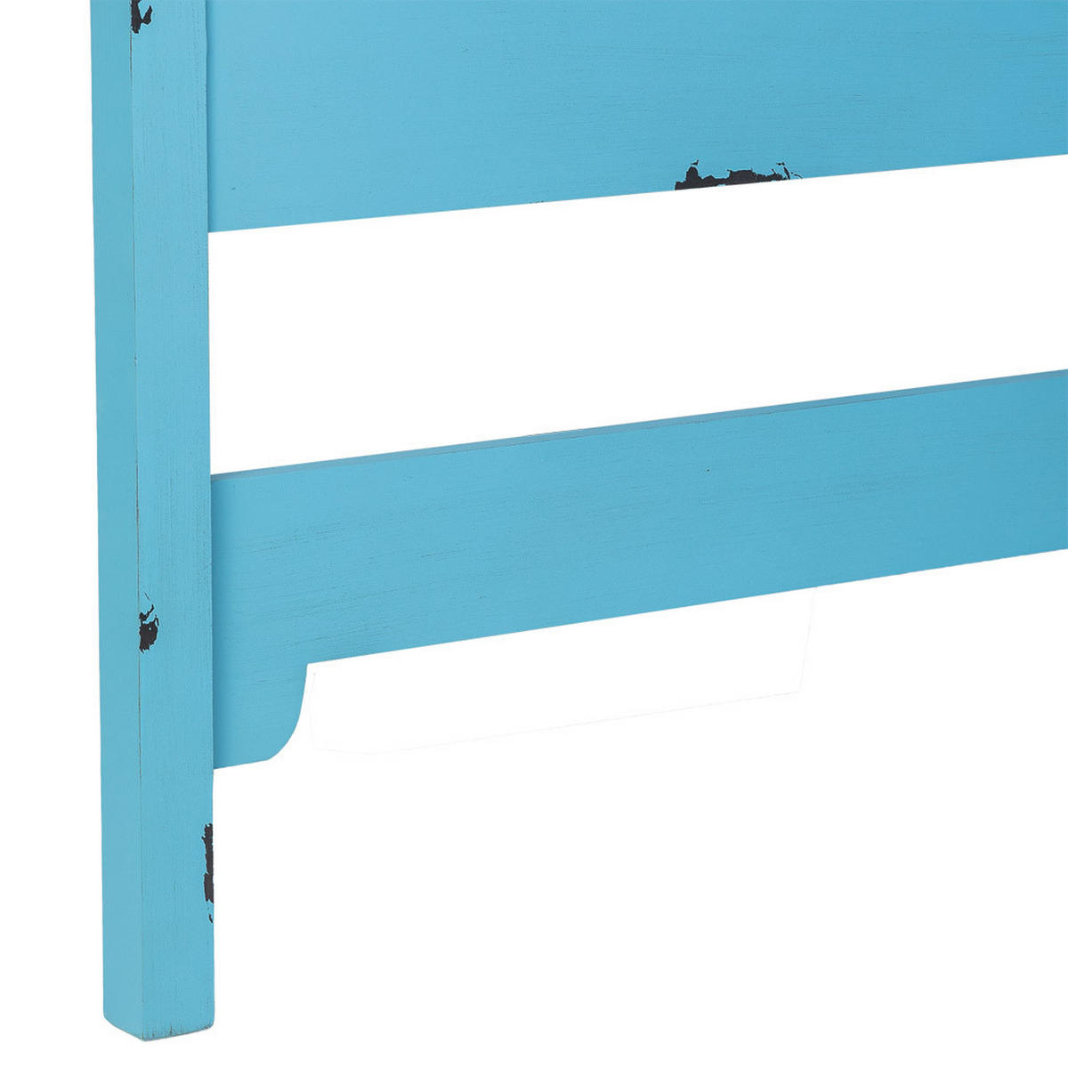 BETTKOPFTEIL 150x5x130 cm - Blau, Holz (150/5cm) - Wanderlust