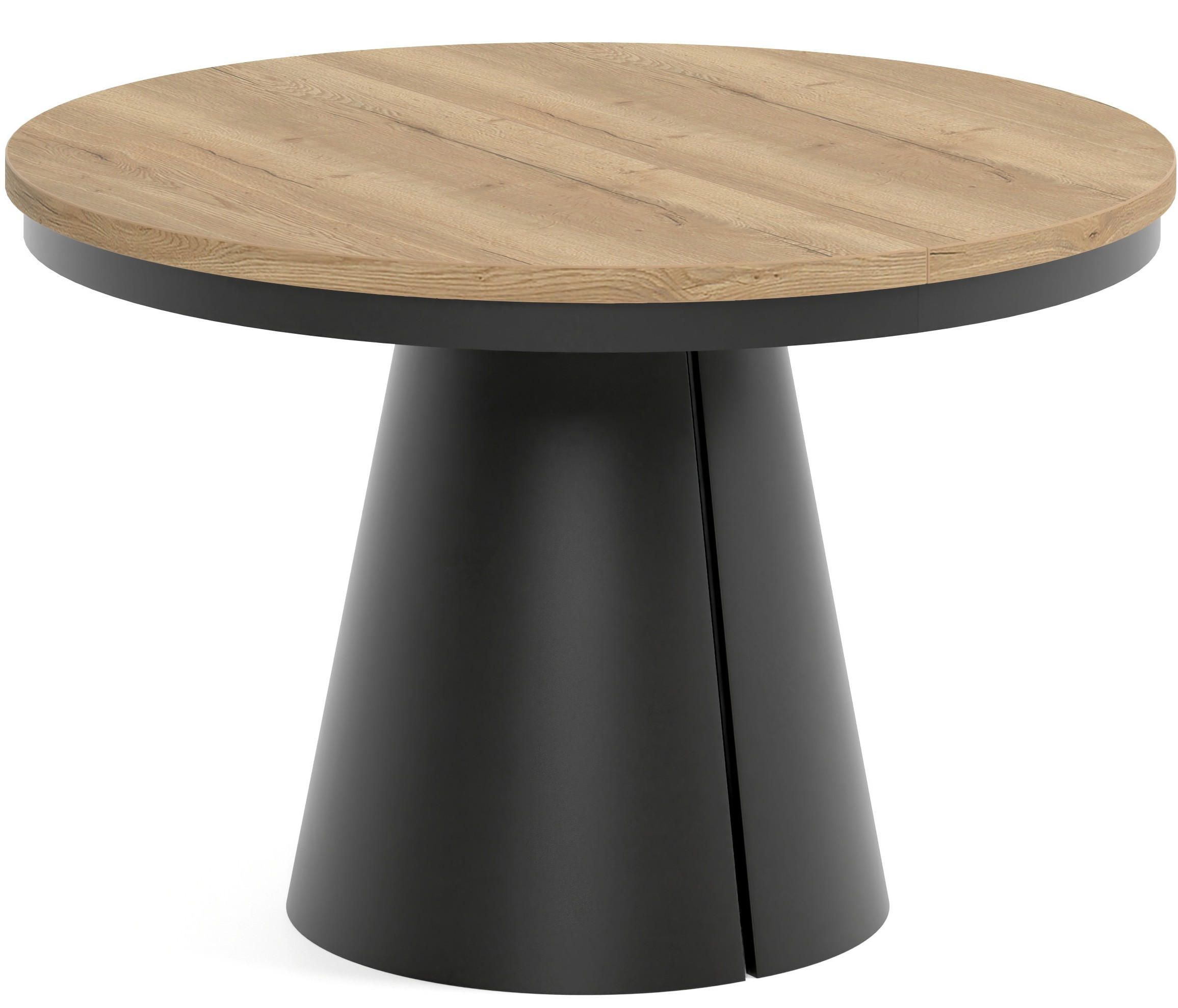 TISCH Schwarz ALMA Ausziehbar 120/196 cm - Schwarz, Holzwerkstoff (2/120/76cm) - Sepro Meble