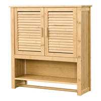 HÄNGESCHRANK Tyresö - Naturfarben, Holz (62/66/20cm) - [en.casa]