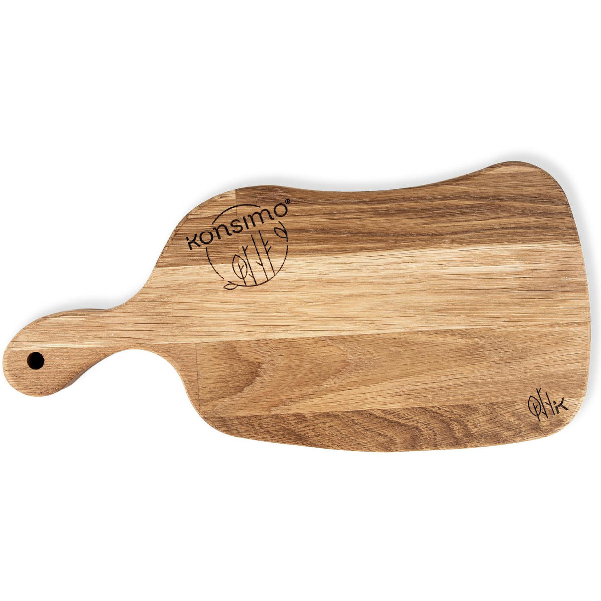 SCHNEIDEBRETT Holz Eiche geölt LIVO - Eichefarben, Holz (21/44cm) - KONSIMO®