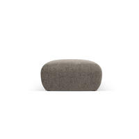 POUF Molino aus Chenille-Stoff grau - Grau, Textil (75/36/75cm) - Micadoni