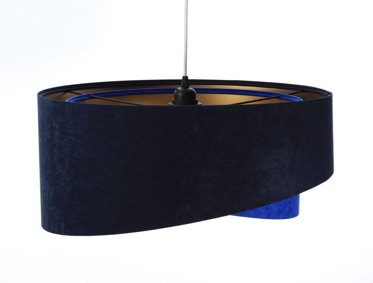 HÄNGELEUCHTE Blau 50/23 cm - Blau, Kunststoff (50/1/23cm) - ONZENO