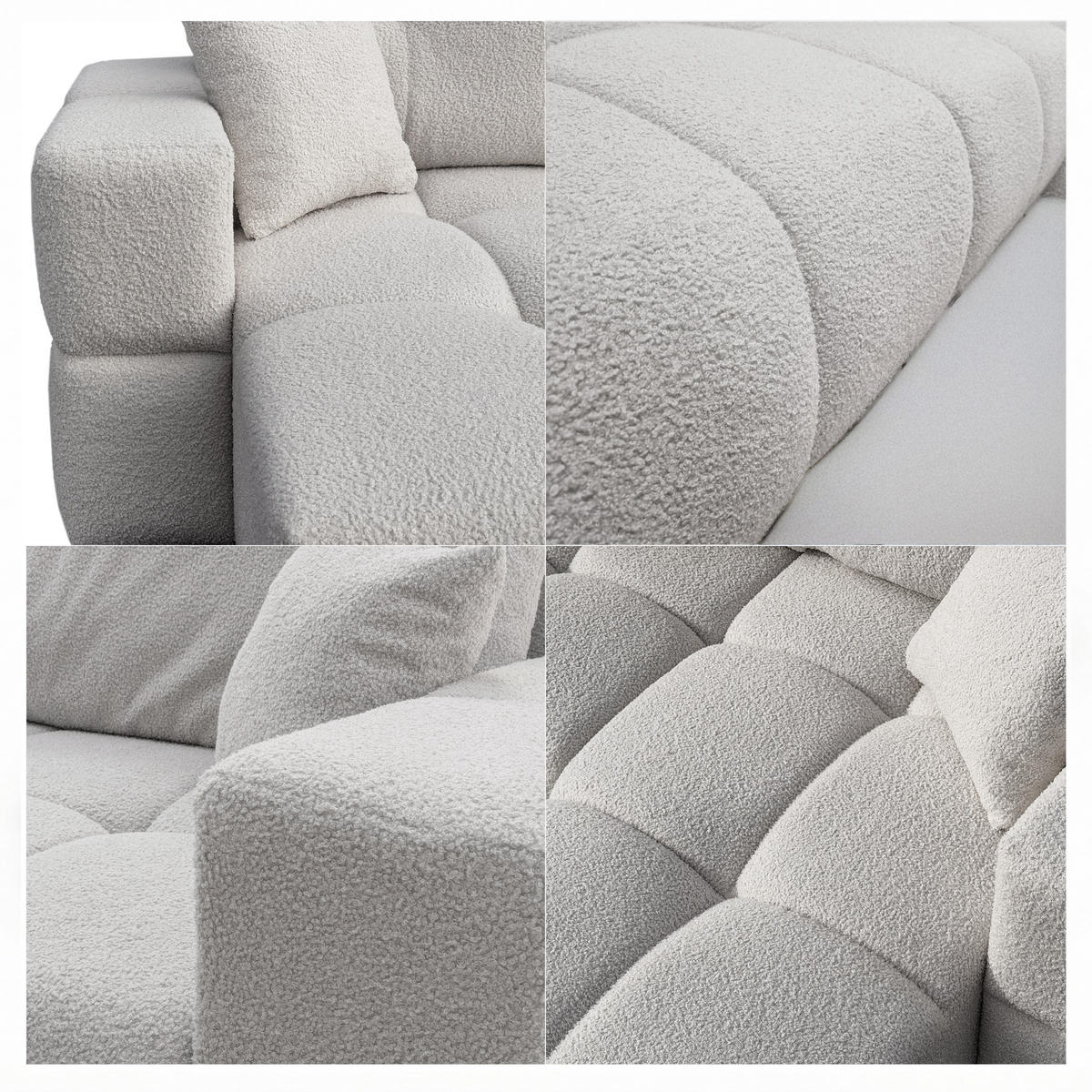 ECKSOFA BUENO mit Schlaffunktion und Bettkasten Hellgrau - Hellgrau, Kunststoff/Textil (250/148cm) - Idohome