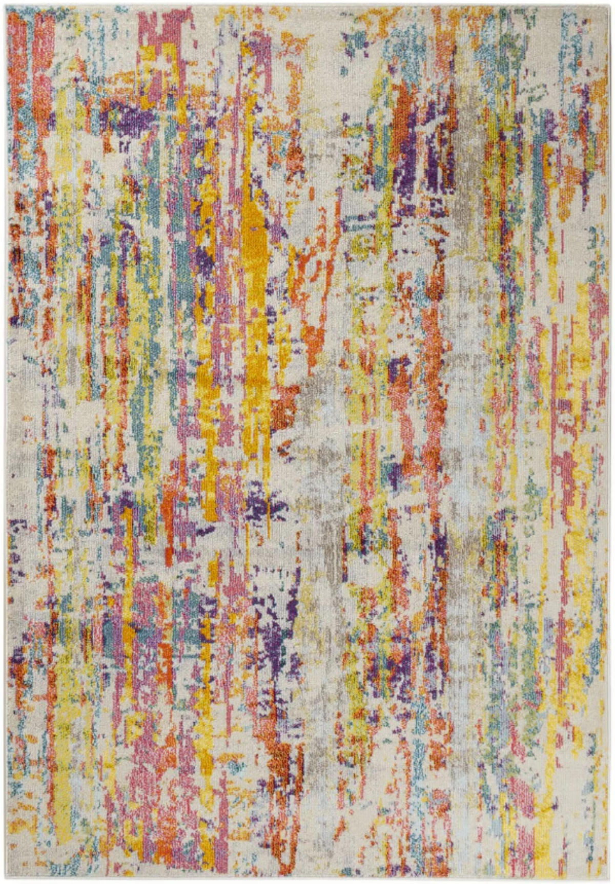 TEPPICH modern Flachgewebe BLOOMFIELD Mehrfarbig 160 x 230 cm - Multicolor, Textil (160/230cm) - Novatrend