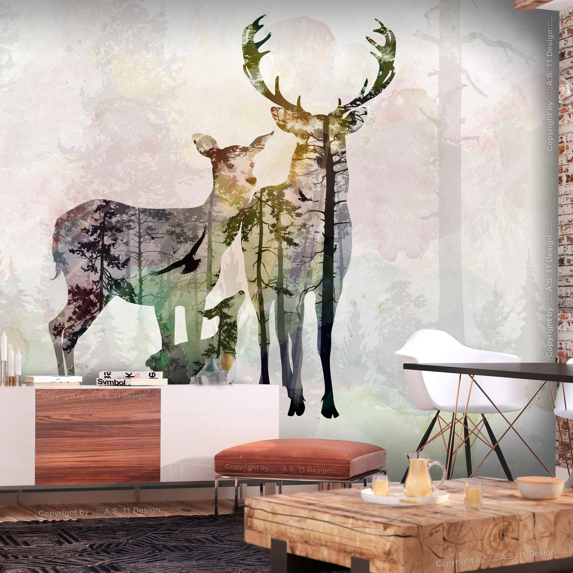 SELBSTKLEBENDE FOTOTAPETE 392/280 cm - Multicolor, Kunststoff/Textil (392/1cm) - KUNSTLOFT