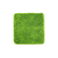 BADEMATTE Florenz - Grün, Textil (45/45cm) - WohnDirect