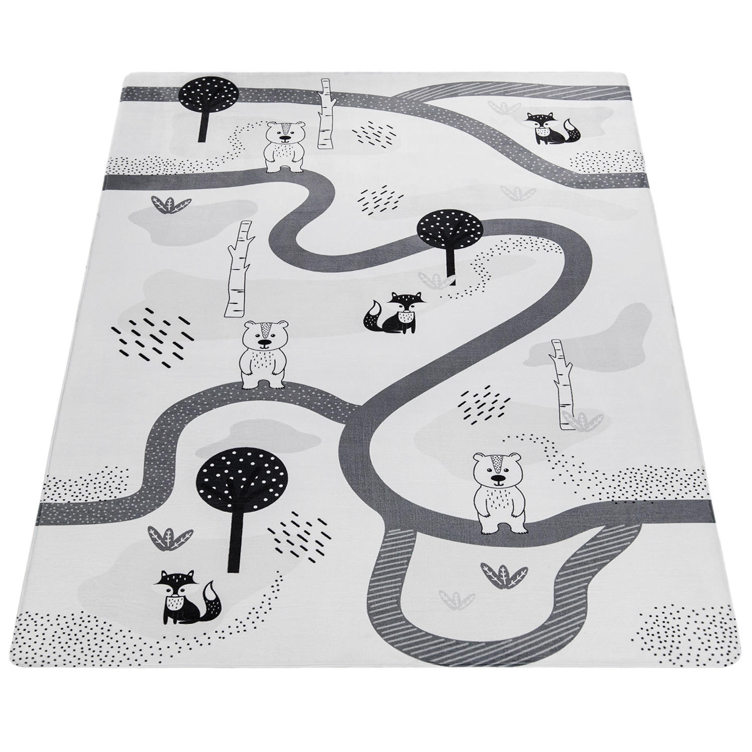 Paco Home Kinderteppich Weiß 80x150 cm