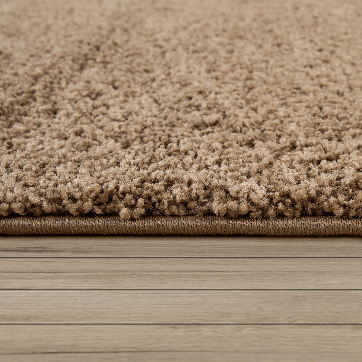 HOCHFLORTEPPICH 120/120 cm Sky 250 - Beige, Textil (120/120cm) - Paco Home