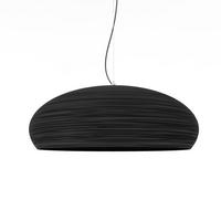 HÄNGELEUCHTE Ufo - Schwarz, Metall (60/120/13cm) - Lumicom