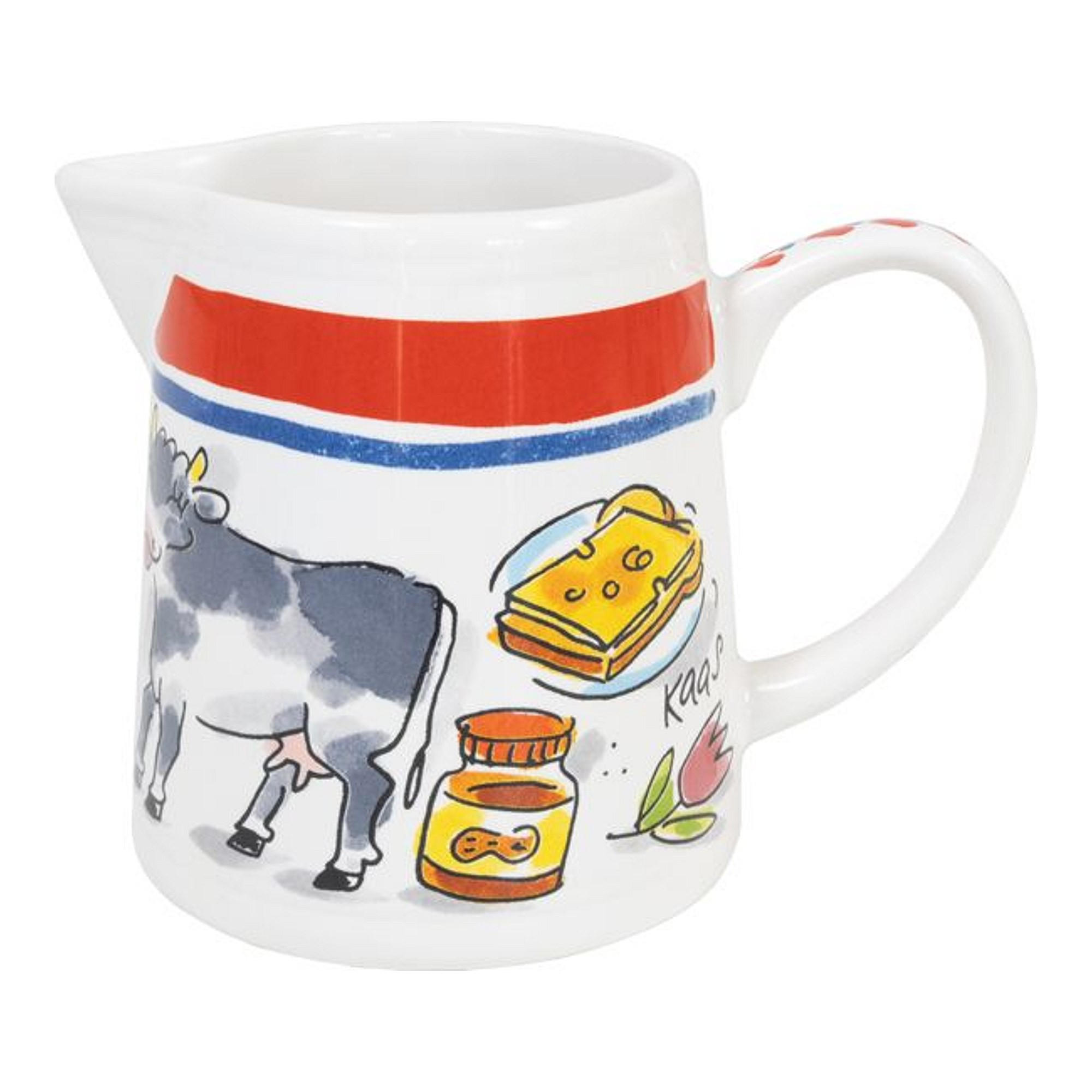 MILCHKANNE Hollands Glorie in Bunt - 9cm - Multicolor, Keramik (0.5L) - Blond Amsterdam