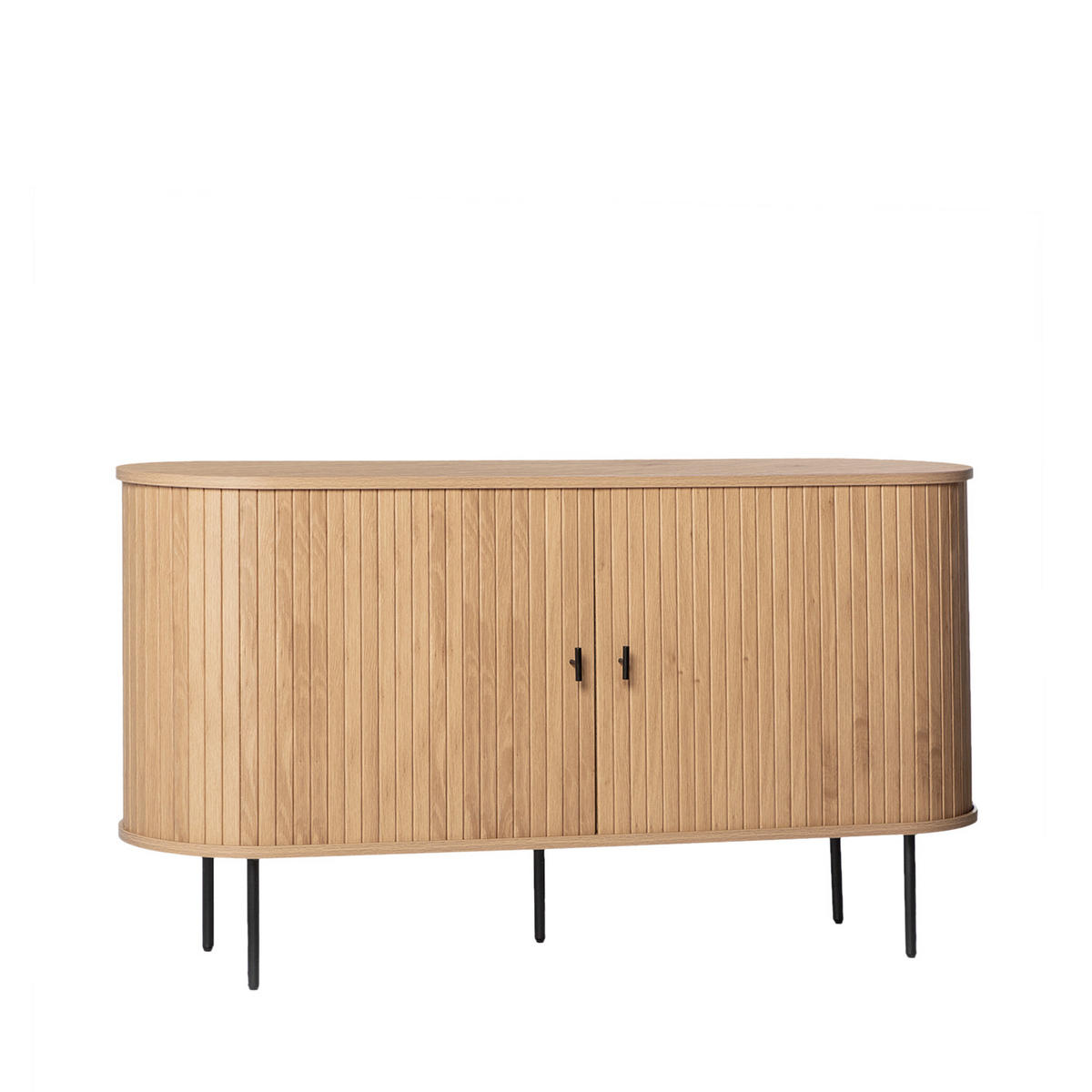 ANRICHTE NIEDRIGE Breda Natürlich 140 cm x 76 cm - Naturfarben, Holzwerkstoff (140/76/40cm) - Klast Home