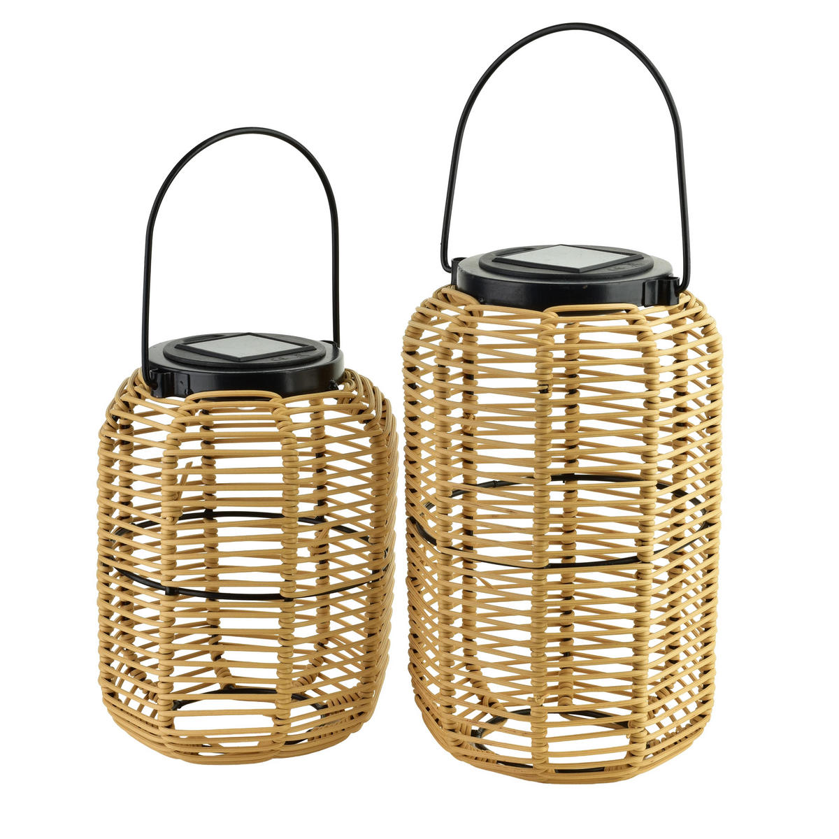 LANTERN Sokke béžová 15/15/31 cm plast - béžová, plast (15/31/15cm) - Mondex
